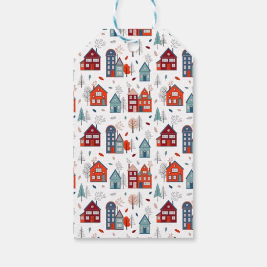 名前の追加 |スカンジナビアハウスフォークアート ギフトタグ (裏面)