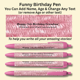 名前の追加、ストーリ救済ーに対する書ハッピーバースデー 黒ボールペン