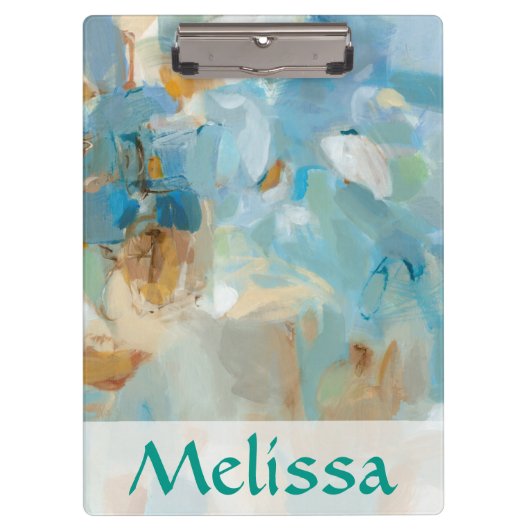 名前の追加 |スパークルビーチ クリップボード (正面)