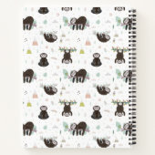 名前の追加 |スリーピースロットスロスパターン ノートブック (裏面)