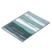 名前の追加 |ティール(緑がかった色)海 ノートブック (左側)