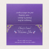 名前の追加 – テーブル座席表 – メッセージ付き (外部フラット)