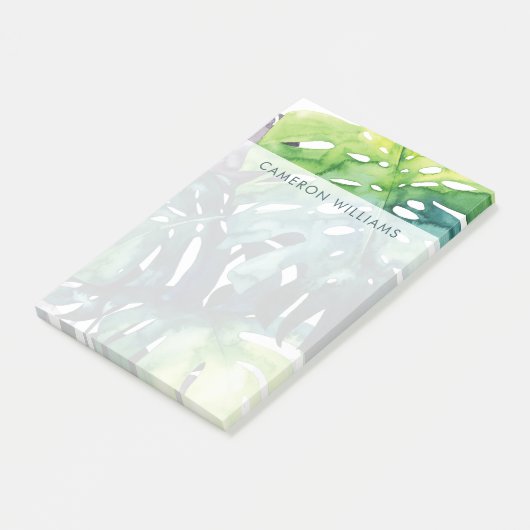 名前の追加 |トワイライトパームズ – Split Leaf ポストイット (アングル)