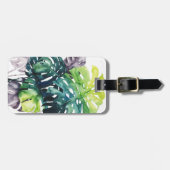 名前の追加 |トワイライトパームズ – Split Leaf ラゲッジタグ (正面横)