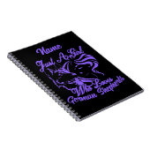 名前の追加 – ドイツの羊飼いを愛する少女のみ ノートブック (右側)