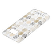名前の追加 |ニュートラル抽象芸術円パターン Case-Mate SAMSUNG GALAXYケース (下部)