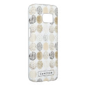 名前の追加 |ニュートラル抽象芸術円パターン Case-Mate SAMSUNG GALAXYケース (裏面/右)