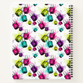 名前の追加 |ネオン爪、 ネイルポーランド ノートブック (裏面)