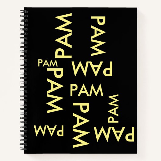 名前の追加 ノートブック (正面)