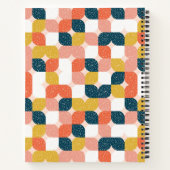 名前の追加 |バウハウスレトロの幾何学模様 ノートブック (裏面)