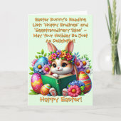 名前の追加,バニー読のリスト,卵,イースター カード (正面)