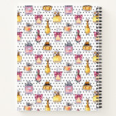 名前の追加 |パーフムボトルパターン ノートブック (裏面)