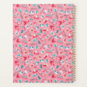 名前の追加 |ピンクの歯型 プランナー手帳 (裏面)