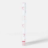 名前の追加 – ピンクボウガーリーハートiPhoneケース Case-Mate iPhoneケース (裏面 / 右)