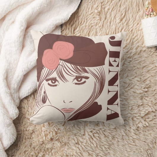 名前の追加 |ファッション クッション (ブランケット)