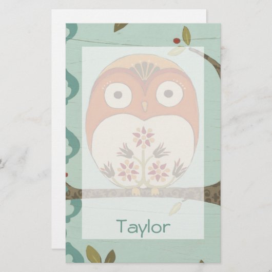 名前の追加|フォレスト·ウィムジーI 便箋 (正面/裏面)