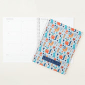 名前の追加 |フォークアートの森の動物の絵柄 プランナー手帳 (ディスプレー)
