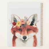 名前の追加 |フラワークラウンフォレスターキツネ プランナー手帳 (裏面)