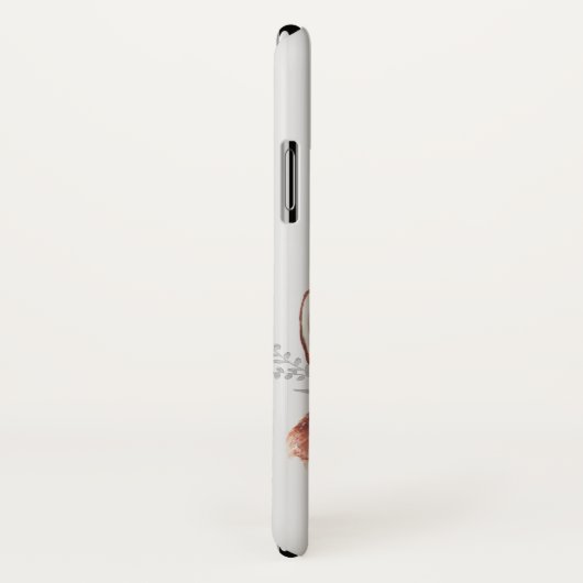 名前の追加 |フラワークラウンフォレスターキツネ Case-Mate iPhoneケース (裏面/右)