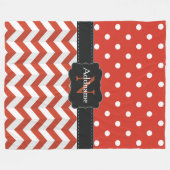 名前の追加 フリースブランケット (正面(横))