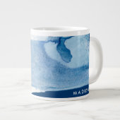 名前の追加 |ブルーアモアII ジャンボコーヒーマグカップ (正面右)