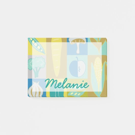 名前の追加 |ベジブロックII ポストイット (正面)