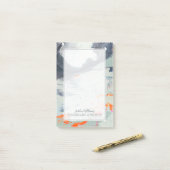 名前の追加 |ポリフォニック海 – ベージュ ポストイット (デスク上)