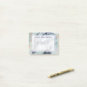 名前の追加 |ポリフォニック海 – 青 ポストイット (デスク上)