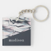 名前の追加 |マーブリングVクロップ キーホルダー (裏面)