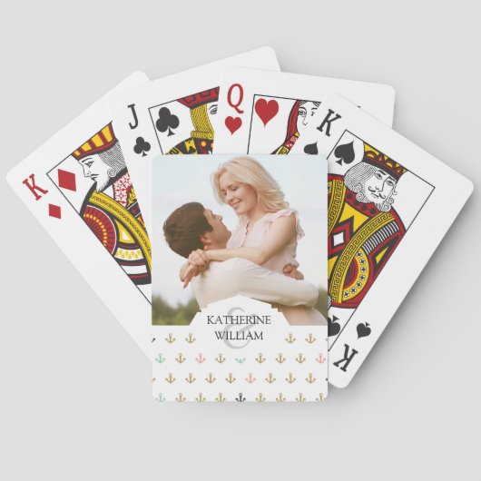 名前の追加 |ミニいかりパターン トランプ (裏面)