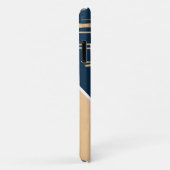 名前の追加 |モダン大理石パターン&木材 Case-Mate iPhoneケース (裏面/右)