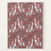 名前の追加 |ラマおもしろいスパターン プランナー手帳 (裏面)