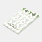 名前の追加|ラマラマコレクション|かわいいサボテン ポストイット (アングル)