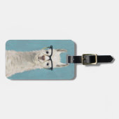 名前の追加 |ラマ仕様 – 正方形 ラゲッジタグ (正面横)