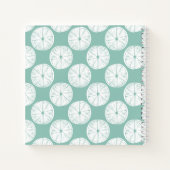 名前の追加 |レッツ・タコアバウト・ラブ |ティール(緑がかった色)ライム ノートブック (裏面)