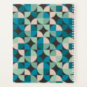 名前の追加 |レトロヴィンテージ60のパターン プランナー手帳 (裏面)