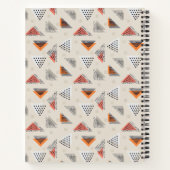 名前の追加 |三角形の手描き ノートブック (裏面)