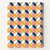 名前の追加 |中世紀の葉のパモダンターン ノートブック (裏面)