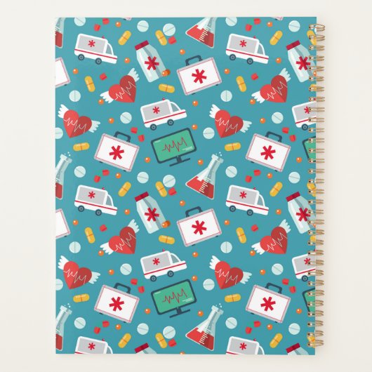 名前の追加 | 医療用アイコンパターン プランナー手帳 (裏面)