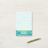 名前の追加 |回モダン路V ポストイット (デスク上)