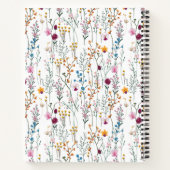 名前の追加 |夏の野草の花 ノートブック (裏面)