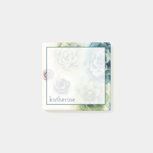 名前の追加 |多肉植物の房 ポストイット (正面)