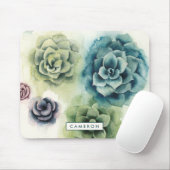 名前の追加 |多肉植物の房 マウスパッド (マウス)