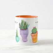 名前の追加 |多肉表示 マグカップ (中央)