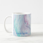 名前の追加 |大理石I コーヒーマグカップ (左)