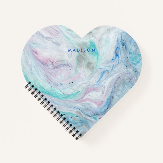 名前の追加 |大理石I ノートブック (正面)