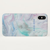 名前の追加 |大理石I Case-Mate iPhoneケース (裏面(横))