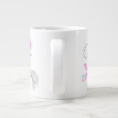 名前の追加 – 巨大なコーヒーマグ ジャンボコーヒーマグカップ (裏面)