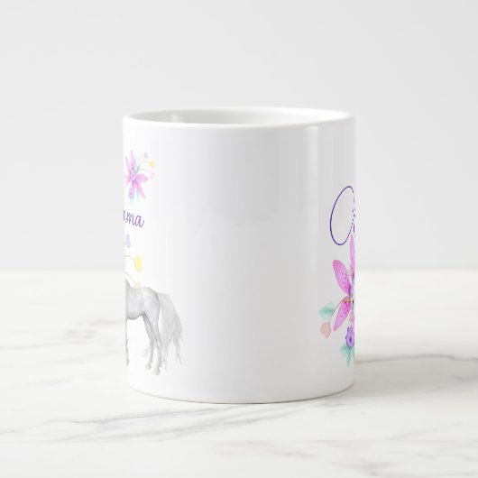 名前の追加 – 巨大なコーヒーマグ ジャンボコーヒーマグカップ (正面)