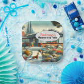 名前の追加/引っ越し祝いパーティー紙プレート ペーパープレート (パーティー)